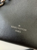 Side Trunk Calfskin Leather Bag