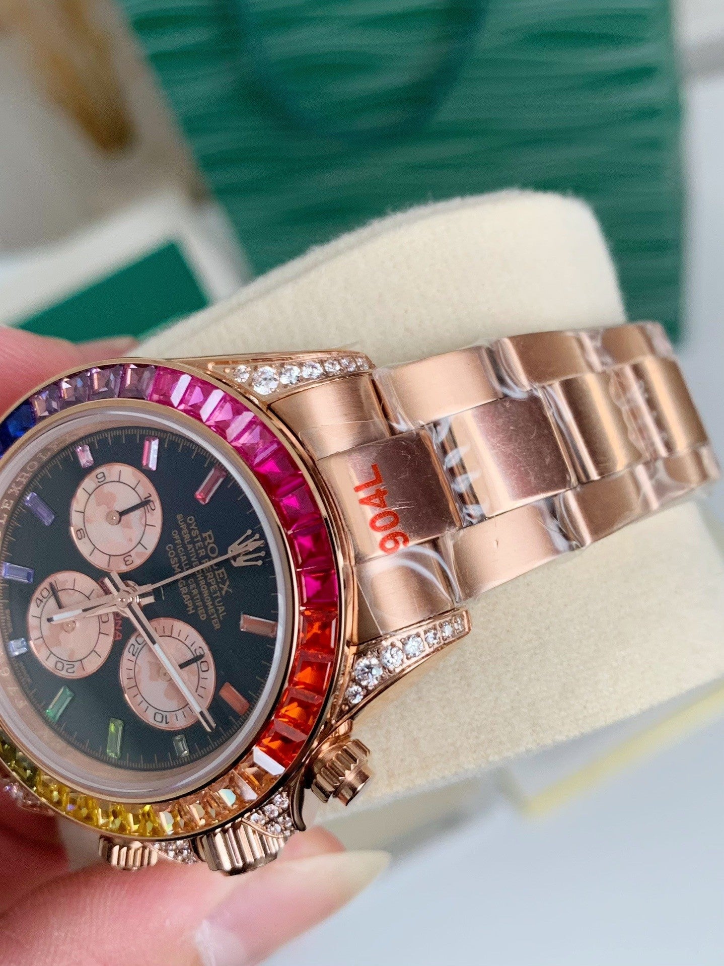 Cosmograph Daytona Rainbow Watch, 40mm