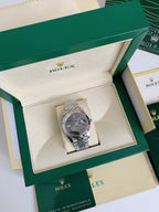 Oyster Perpetual Datejust 41mm – Slate Grey Dial, Roman Numerals
