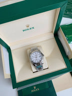Oyster Perpetual Datejust 41mm – White Dial, Fluted Bezel