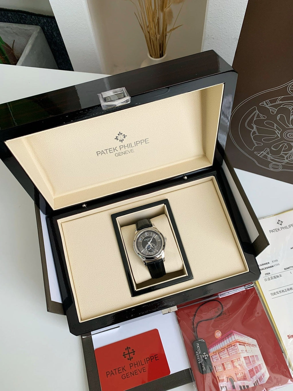 Grand Complications 5205G-013 – Black Dial, Leather Strap | 40mm