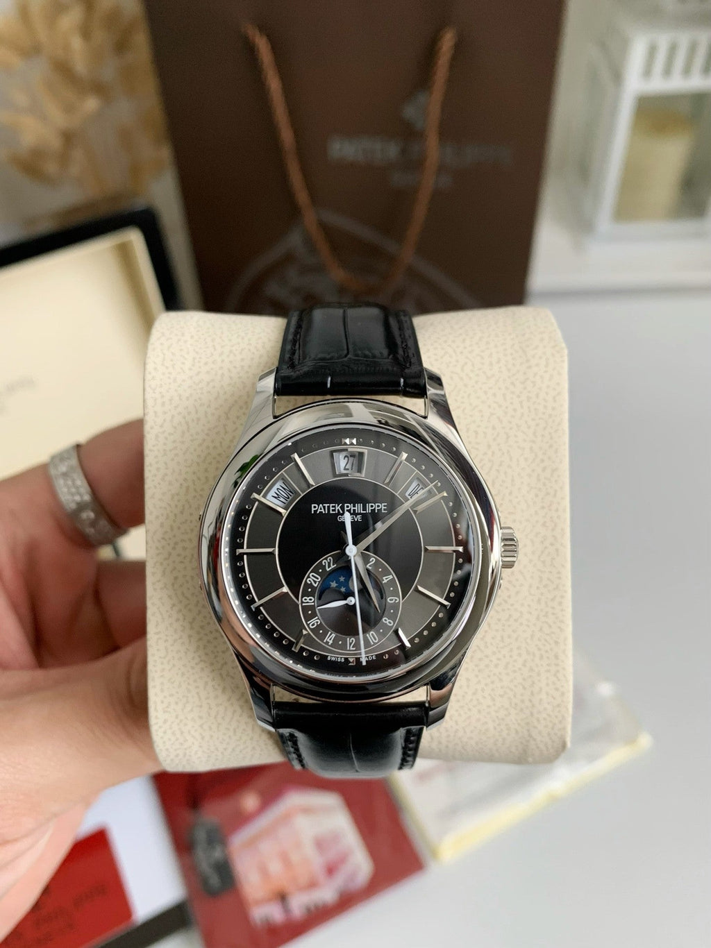 Grand Complications 5205G-013 – Black Dial, Leather Strap | 40mm