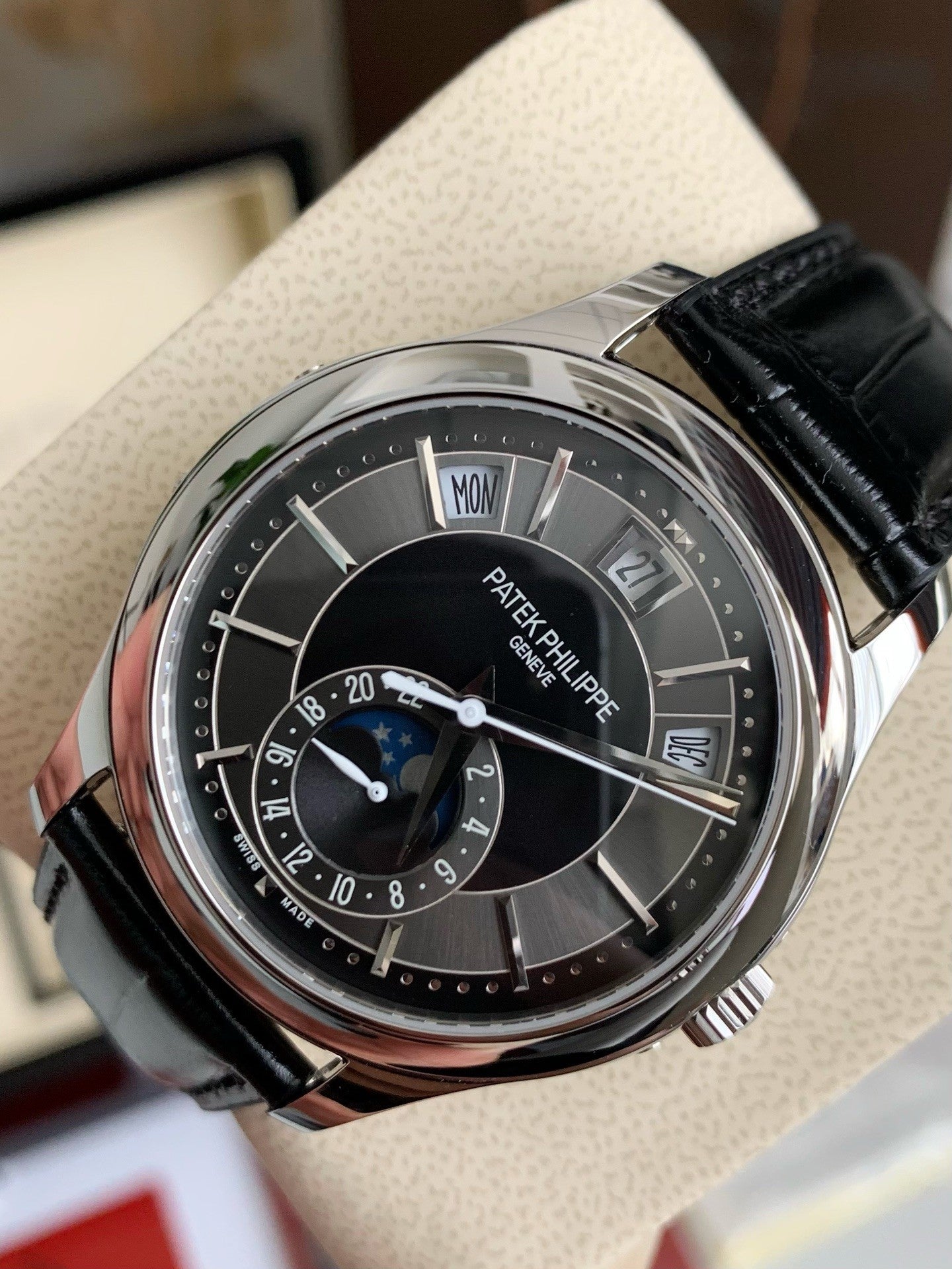 Grand Complications 5205G-013 – Black Dial, Leather Strap | 40mm
