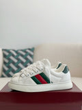 Embossed GG Leather Casual Sneakers