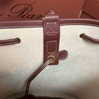 Extra Burgundy Canvas Drawstring Backpack