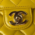 Diamond Handle Flap Bag