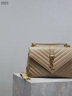 Quilted Leather Collage Bag