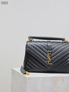 Quilted Leather Collage Bag