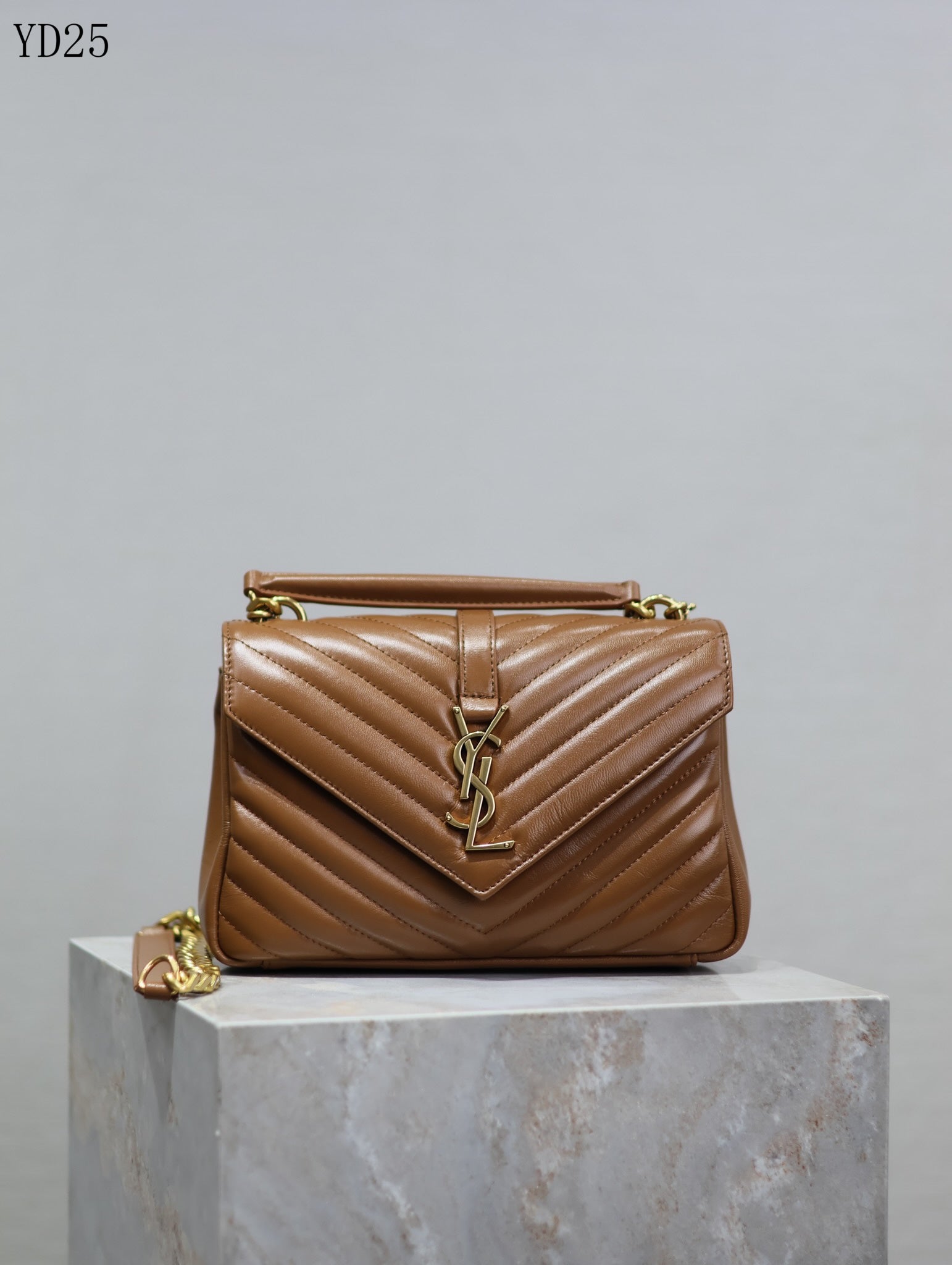 Quilted Leather Collage Bag