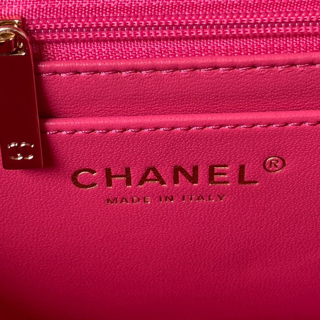 Diamond Handle Flap Bag