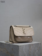Niki Medium Patent Leather Shoulder Bag
