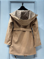 Hooded Wrap Coat