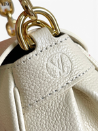 SWORD LUXURY Louis Vuitton Favorite çanta, bej renkli kabartmalı Monogram Empreinte deri ve altın tonlu metal detaylar
