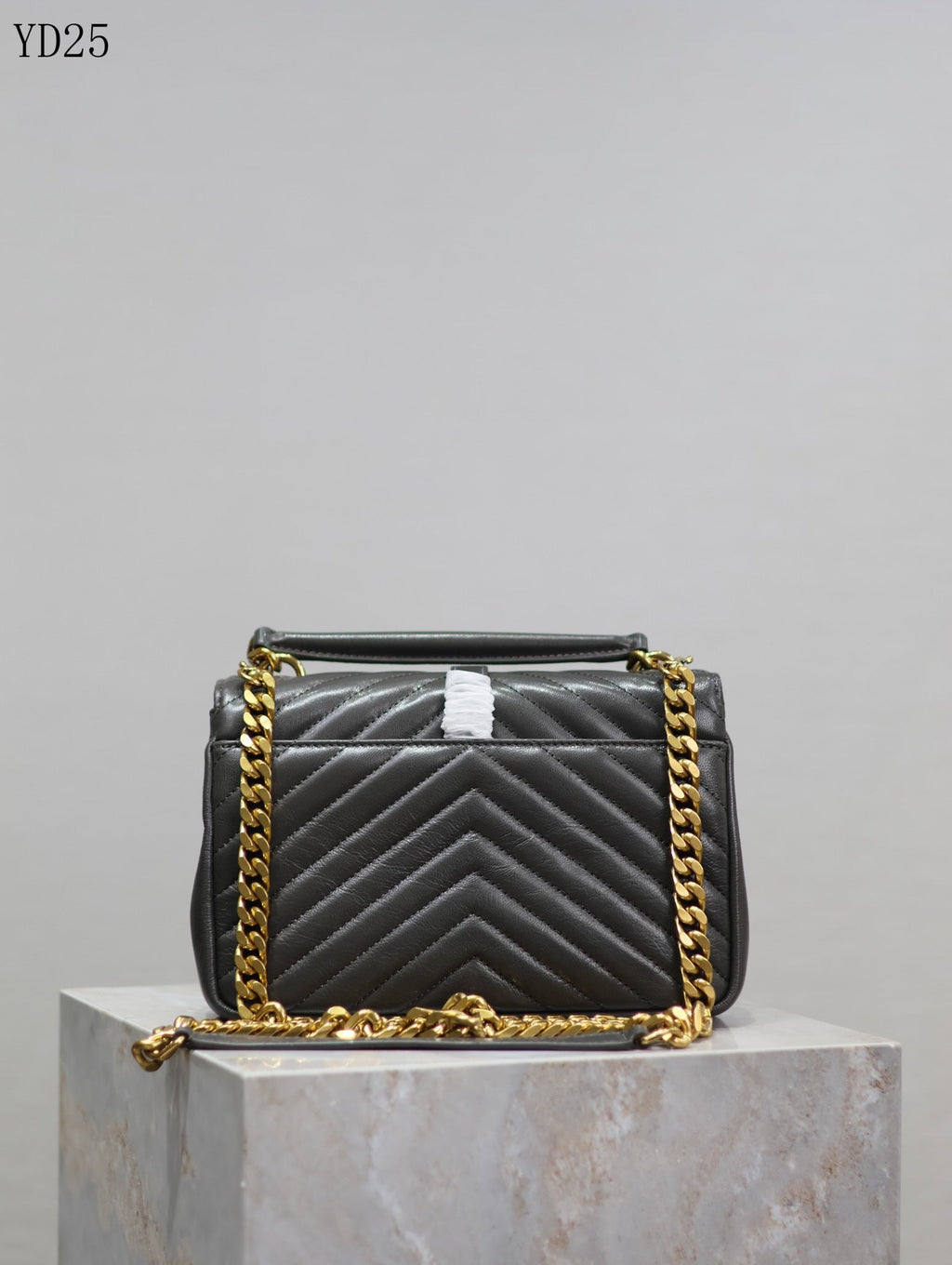 Quilted Leather Collage Bag