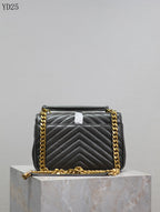 Quilted Leather Collage Bag