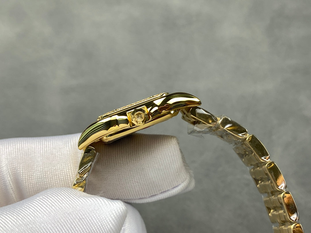 Panthère Gold-Tone Stone Bezel Watch – 22mm