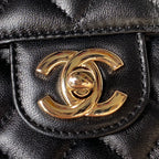 Diamond Handle Flap Bag