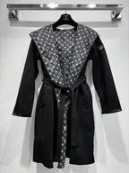 Hooded Wrap Coat