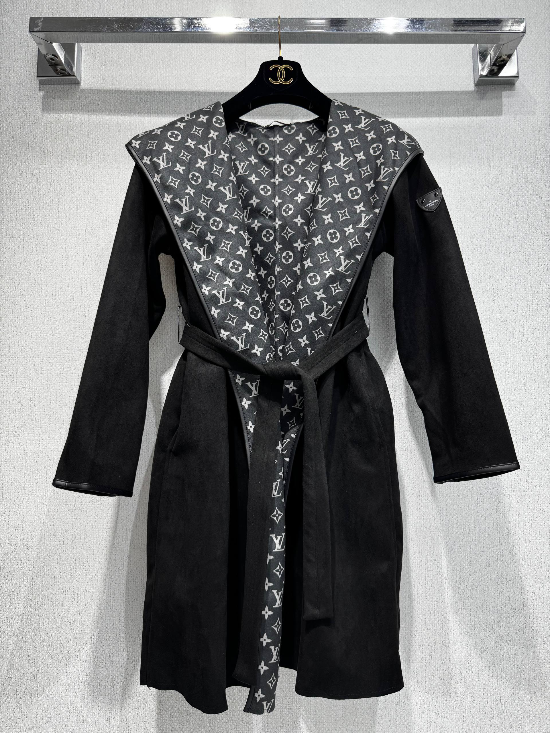 Hooded Wrap Coat