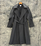 Cotton and Silk Gabardine Trench Coat