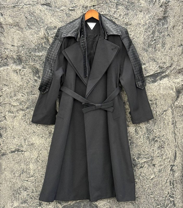 Cotton and Silk Gabardine Trench Coat