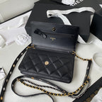 Classic Quilted Wallet on Chain