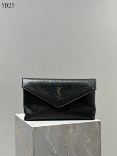 Grainy Leather Clutch Bag