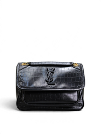 Niki Medium Patent Leather Shoulder Bag