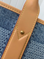 Denim Damier Tote Bag