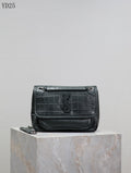 Niki Medium Patent Leather Shoulder Bag