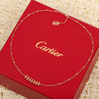 Clash Style Gold-Tone Rivet Necklace
