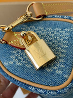 Mini Denim Damier Speedy Bag