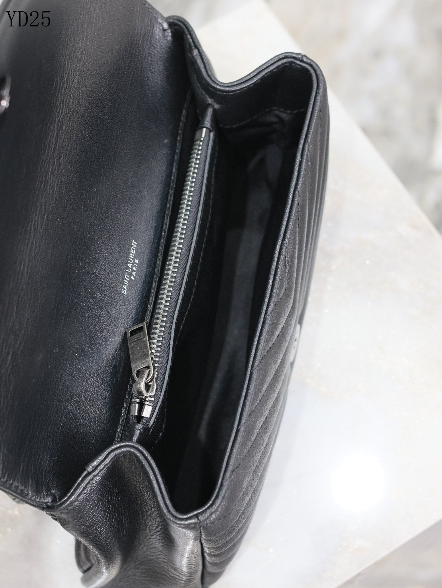 Quilted Leather Collage Bag