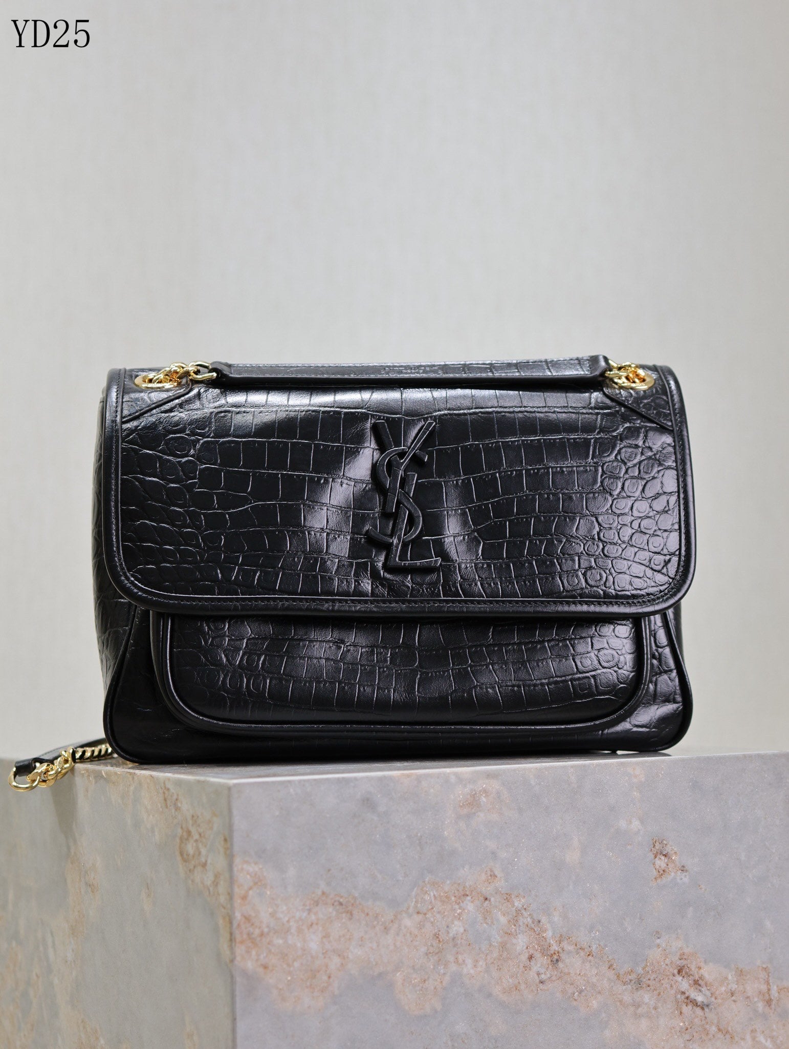 Niki Crocodile Leather Bag
