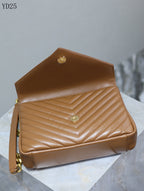 Quilted Leather Collage Bag