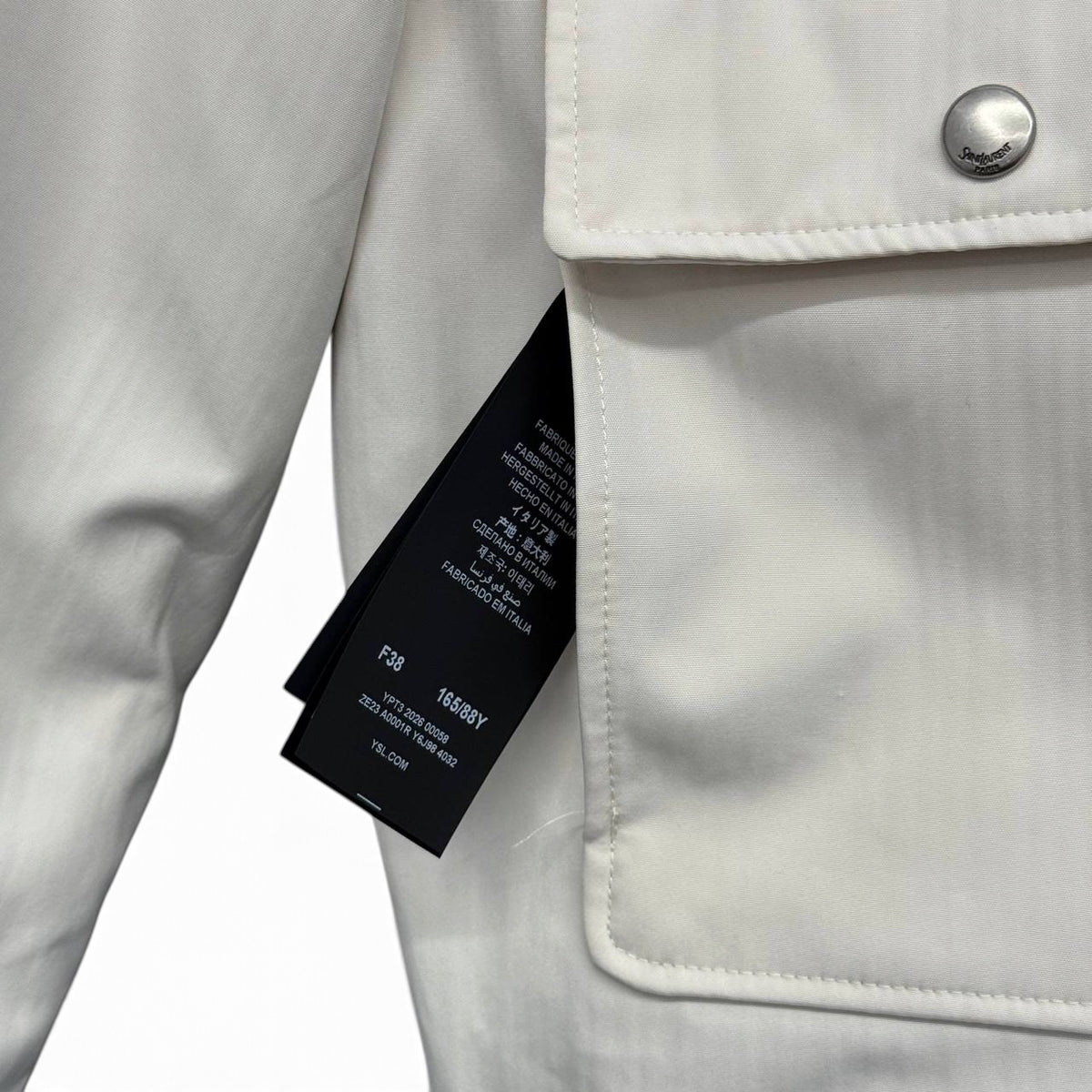 Cassandre Reversible Work Jacket 
in Brushed Cotton Double-Sided Canvas