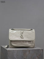 Niki Medium Patent Leather Shoulder Bag