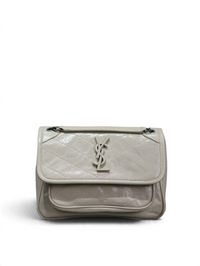 Niki Medium Patent Leather Shoulder Bag