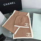 Logo Knit Beanie & Scarf Set