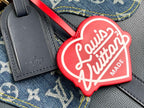 Keepall Bandoulière 50 – Denim Monogram & Taurillon Leather