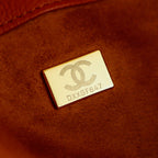 Suede & Leather Boston Top Handle Bag