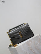 Quilted Leather Collage Bag