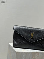 Grainy Leather Clutch Bag
