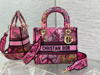 Embroidered Canvas Tote Bag