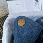 25 Medium Quilted Large Denim Bag