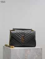 Quilted Leather Collage Bag