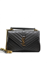 Quilted Leather Collage Bag