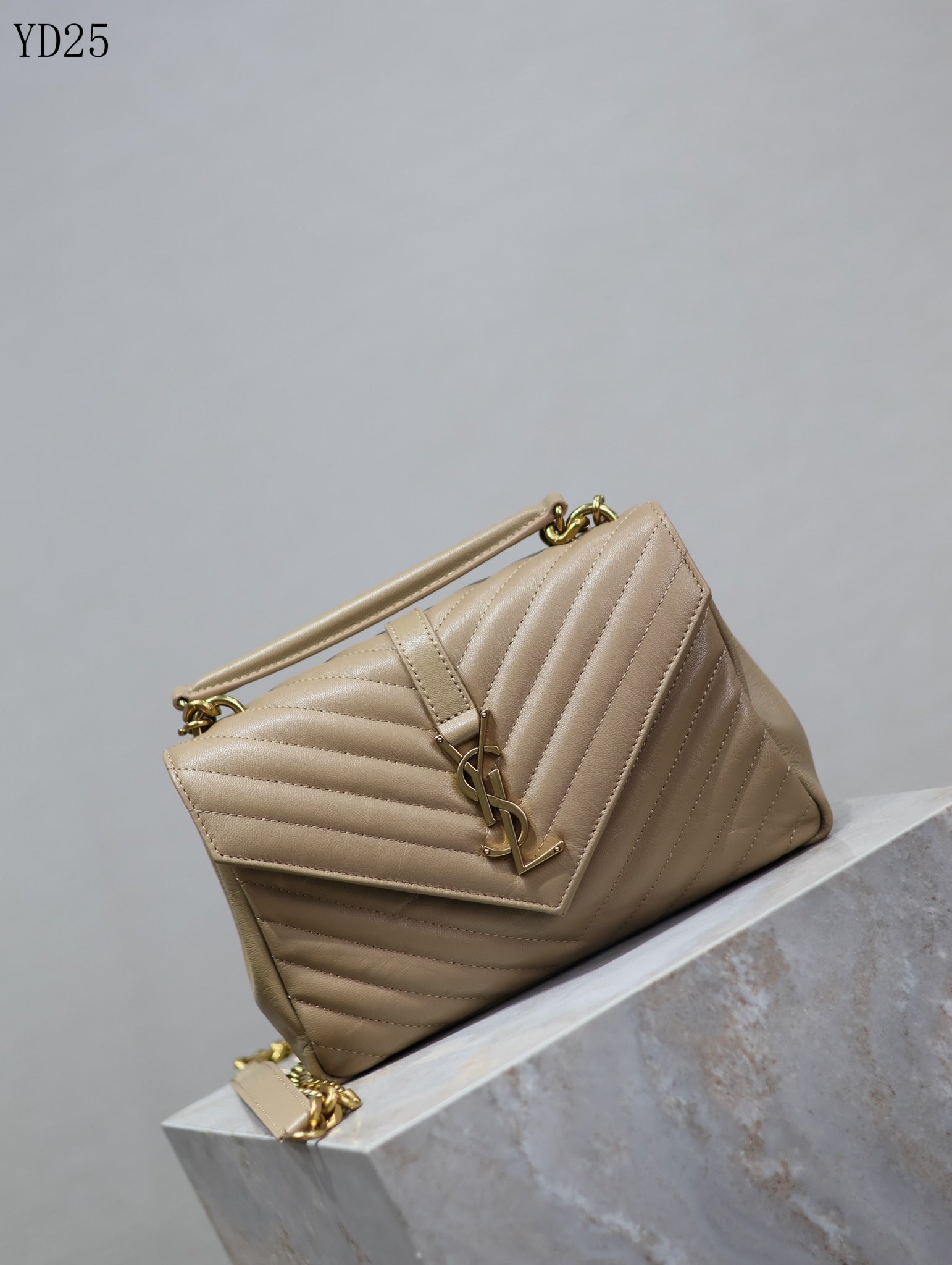 Quilted Leather Collage Bag