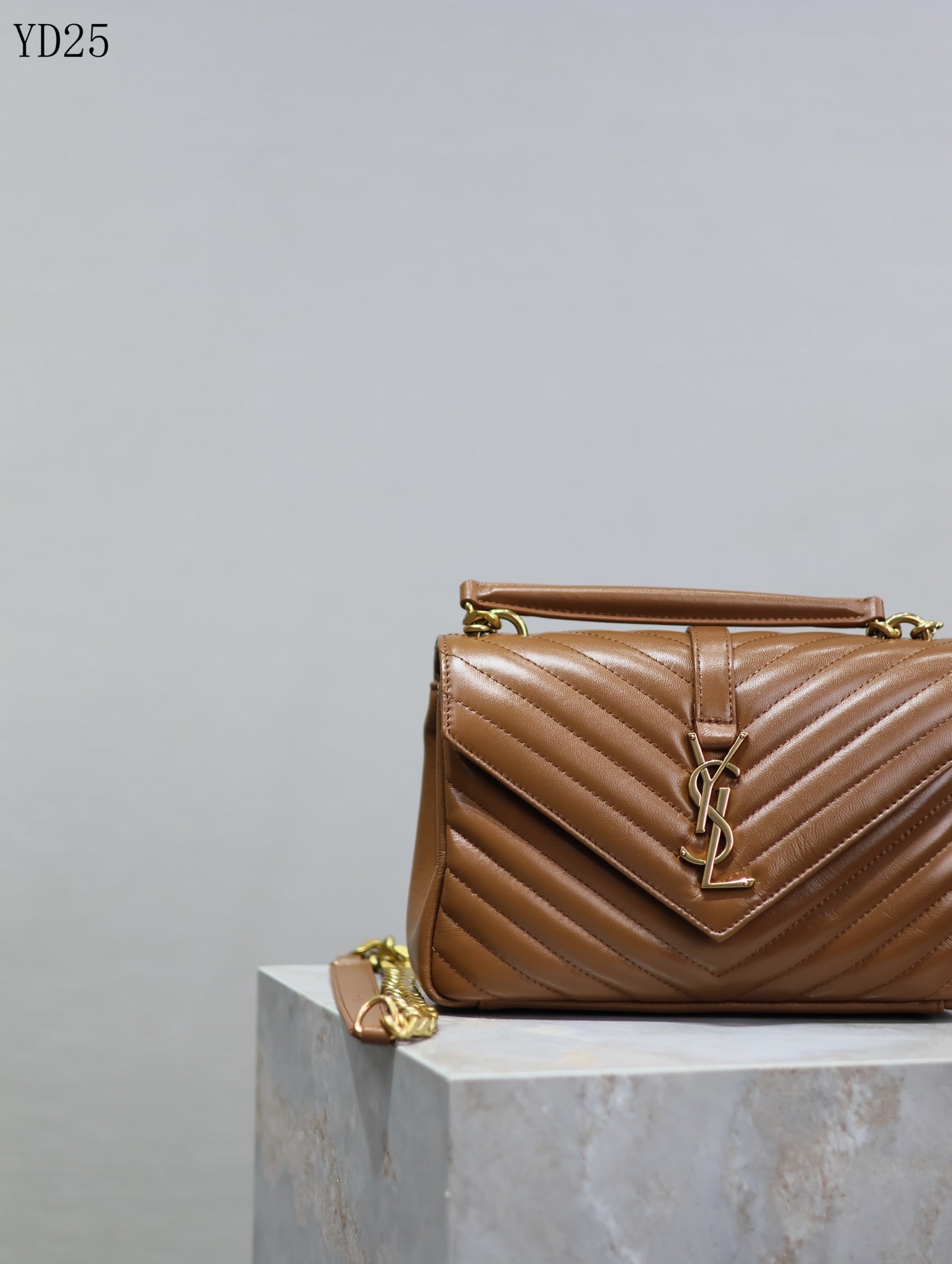 Quilted Leather Collage Bag