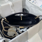 Glossy Quilted Handbag